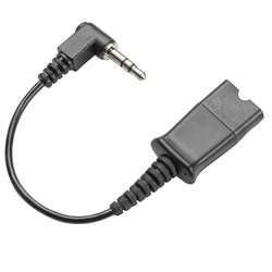 Plantronics/Poly QD To 3.5mm Right Angle Cable