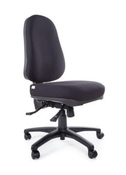 Miracle Maxi Task Chair (High Back, Large Flat Gel-Teq G1 Seat) - Front Angled View
