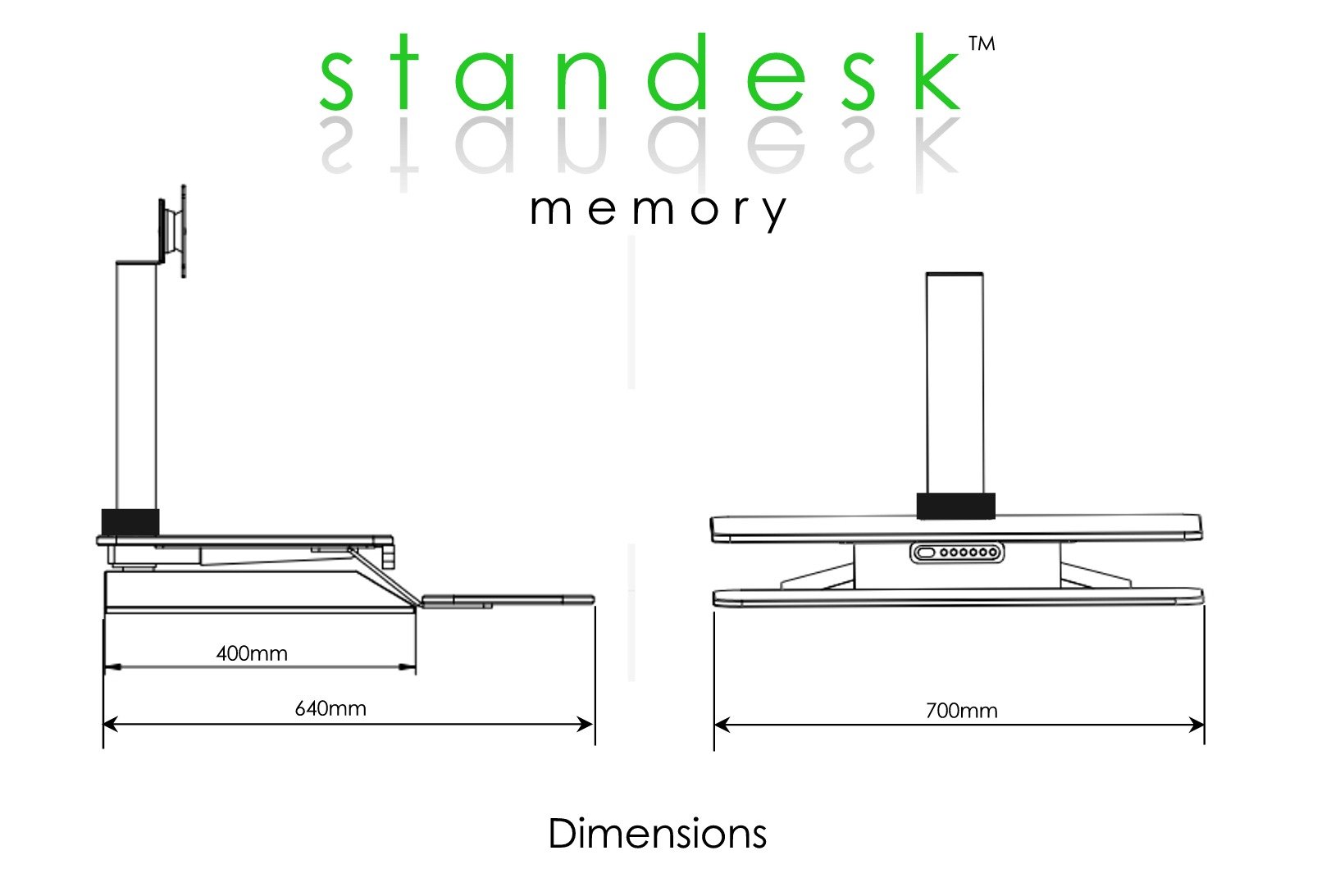 Standesk Dimensions