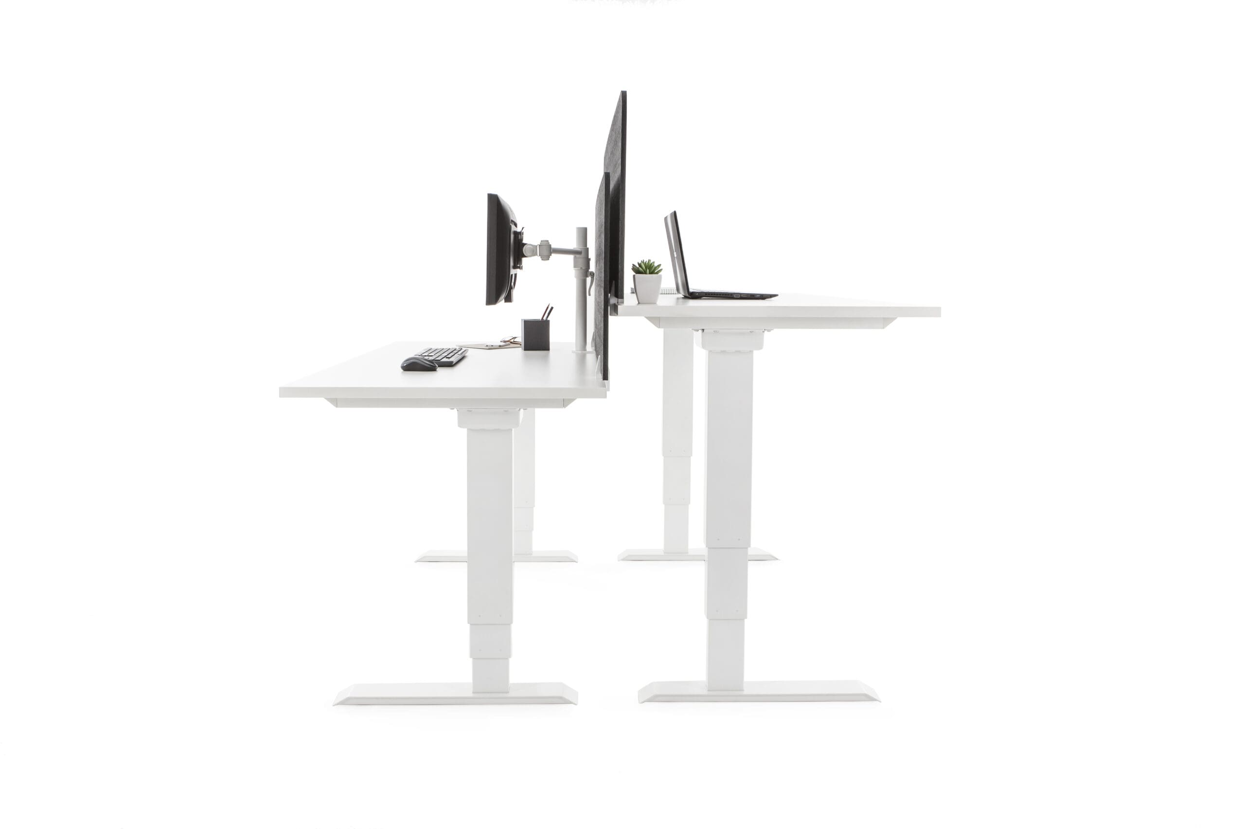 Elevar Rectangular Electric Sit to Stand Workstation