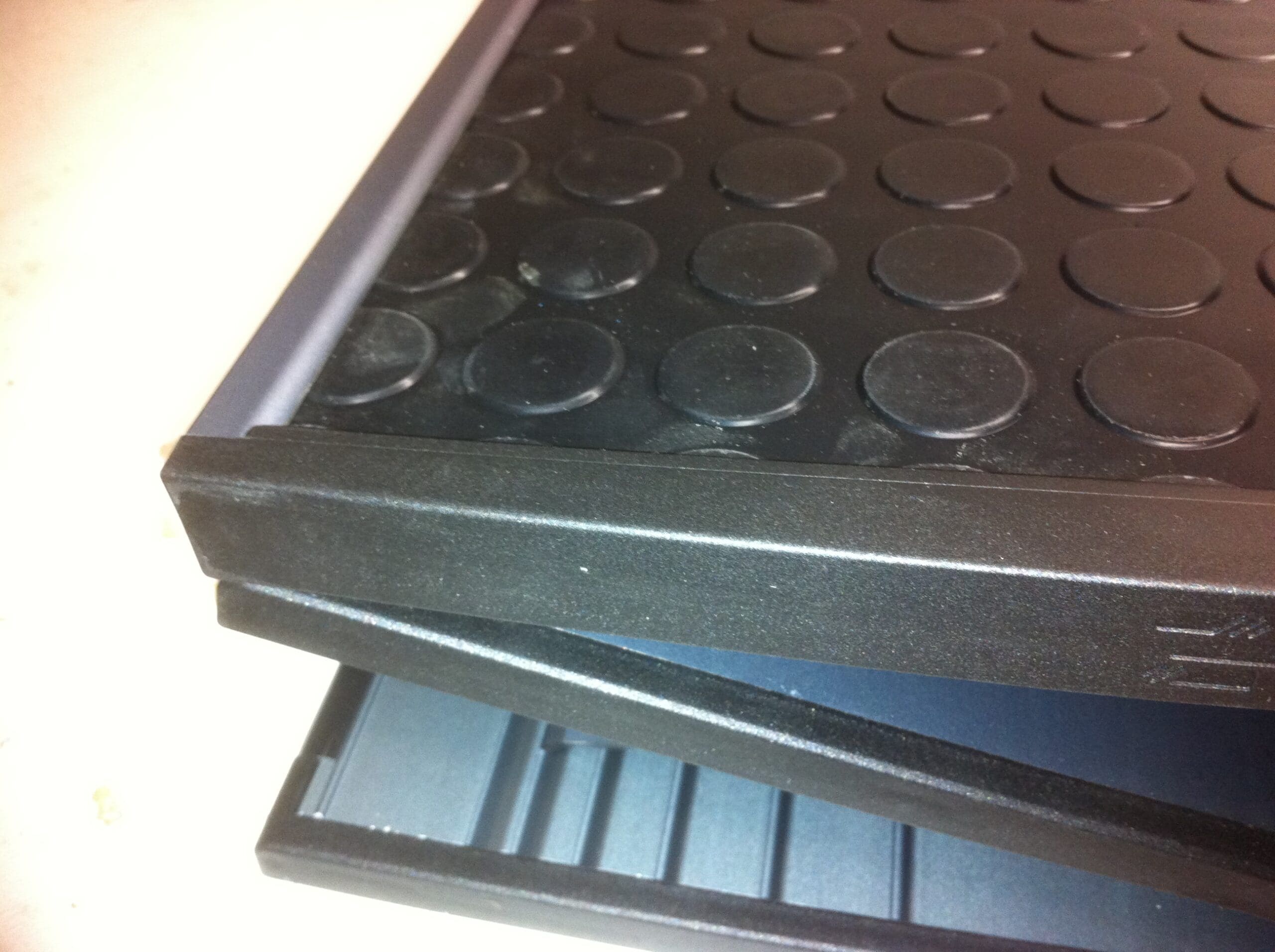 Z-Rest Standard Footrest with a Studded Rubber Tread Surface