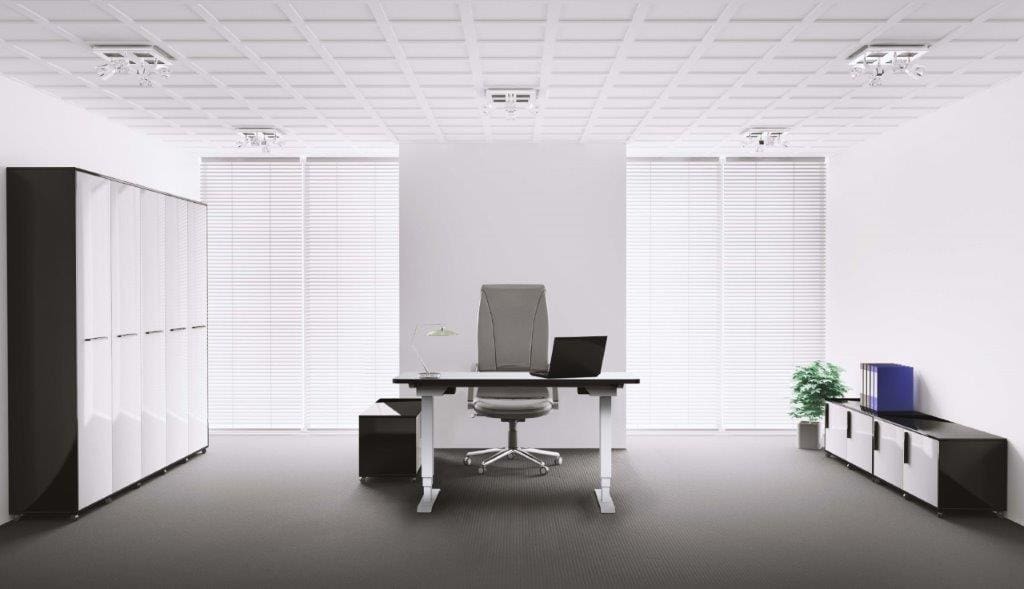 Elevar Rectangular Electric Sit To Stand Workstation