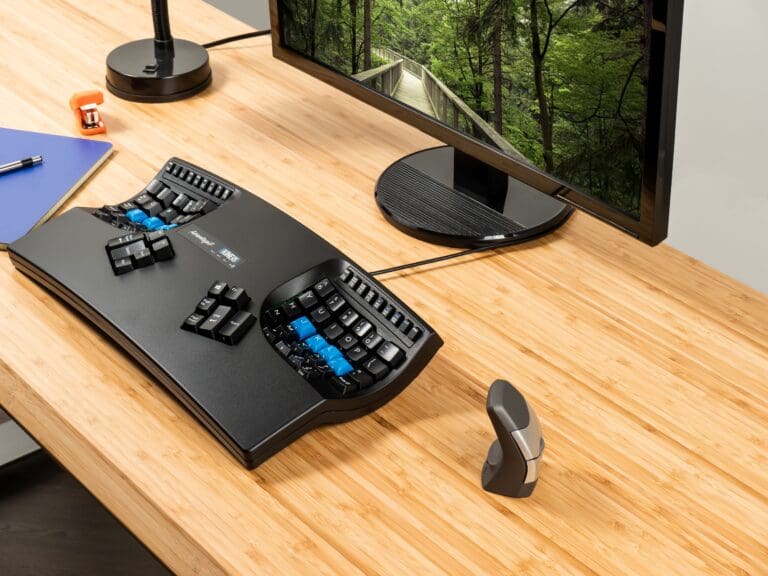 Kinesis Advantage2 Keyboard with a DXT Wireless Mouse