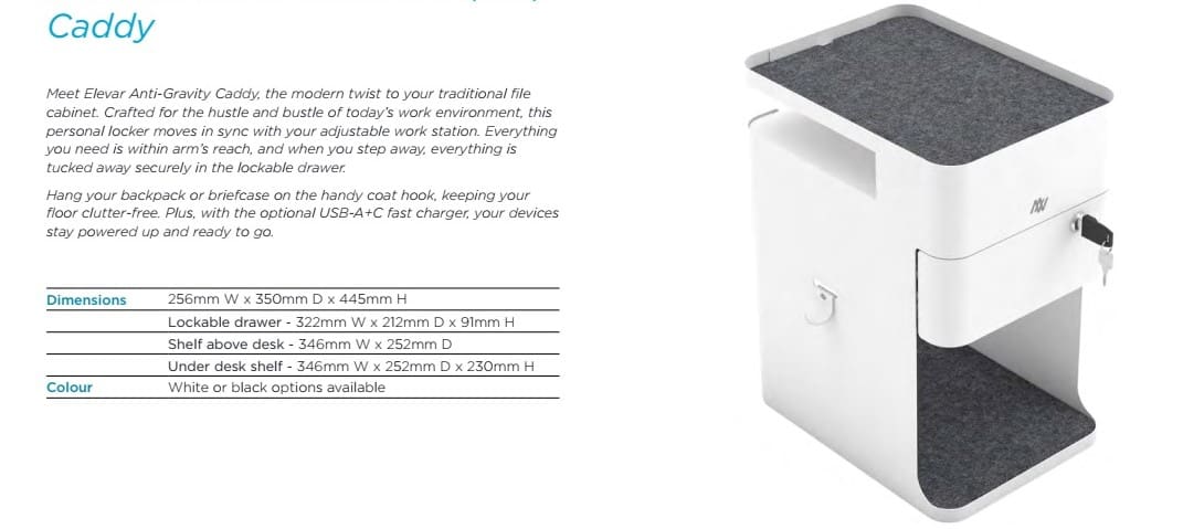 AG Caddy - Specifications
