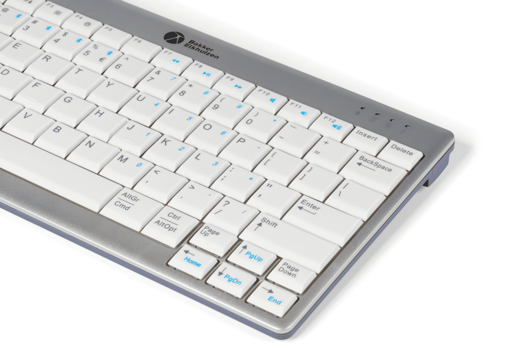 Bakker Elkhuizen Ultraboard 950 Compact Keyboard Bluetooth - Right Angled Close-up View