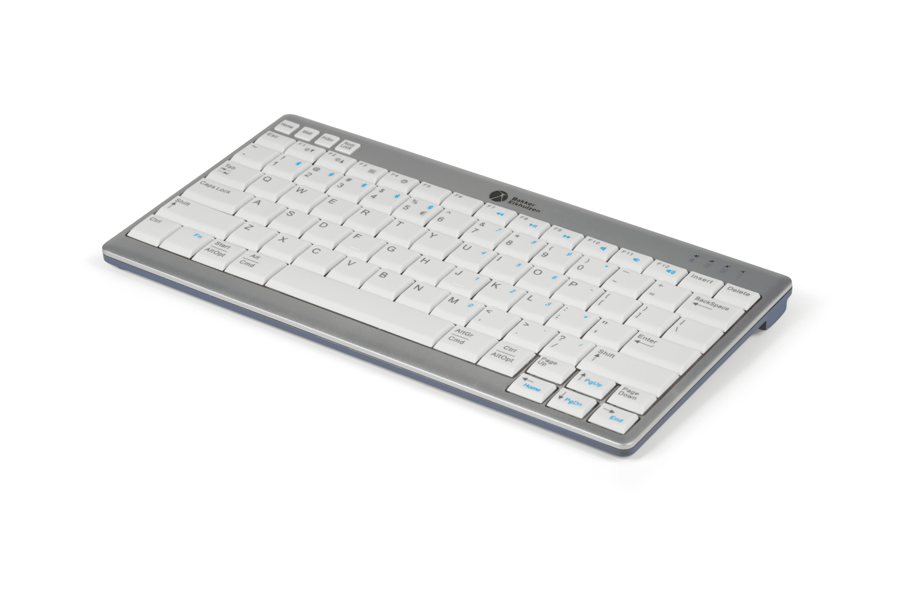 Bakker Elkhuizen Ultraboard 950 Compact Keyboard Bluetooth - Right Angled View