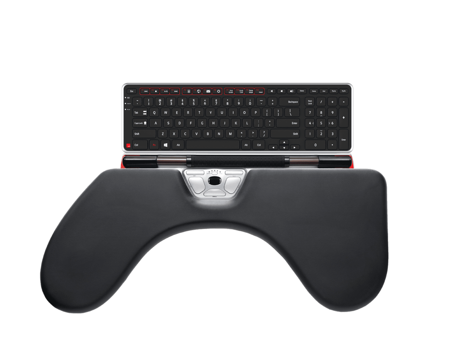 Contour Balance Keyboard with Contour RollerMouse Re:d and ArmSupport Re:d