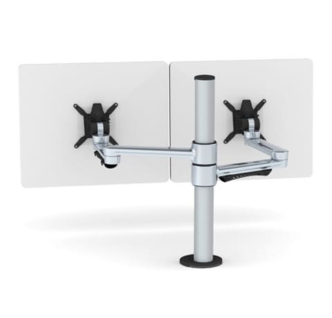 C.ME Dual Monitor Arm (Silver)