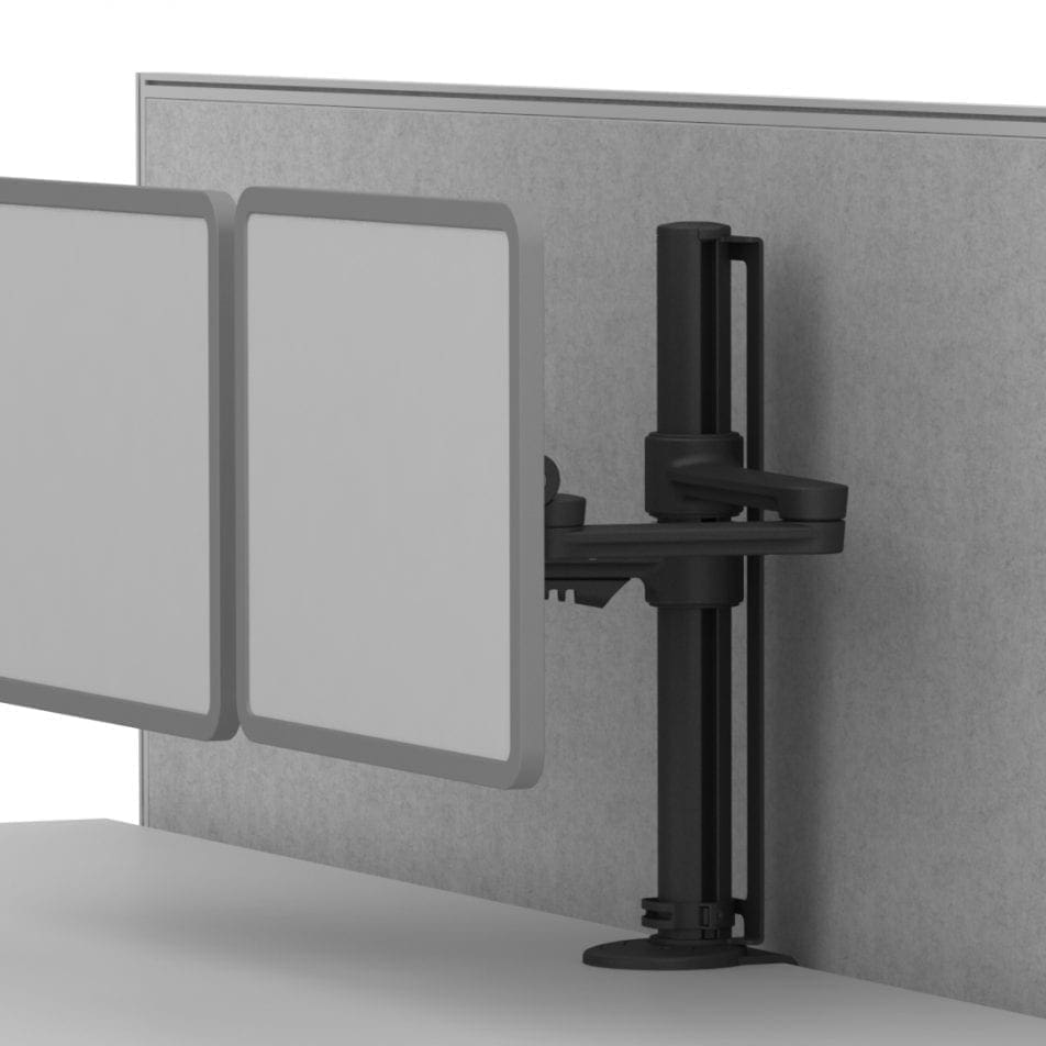 C.ME Dual Monitor Arm - Black, 430mm