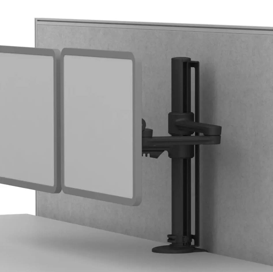 C.ME Dual Monitor Arm (Black)