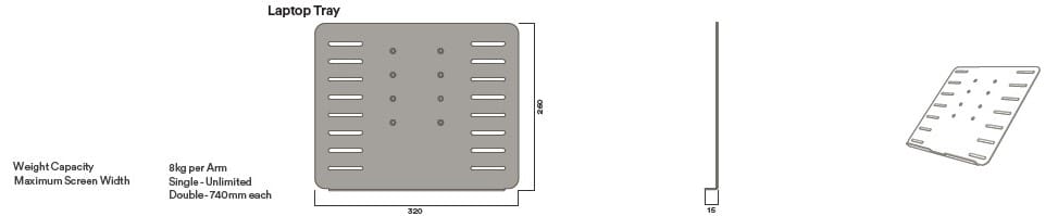 C.ME Laptop Tray - Specifications