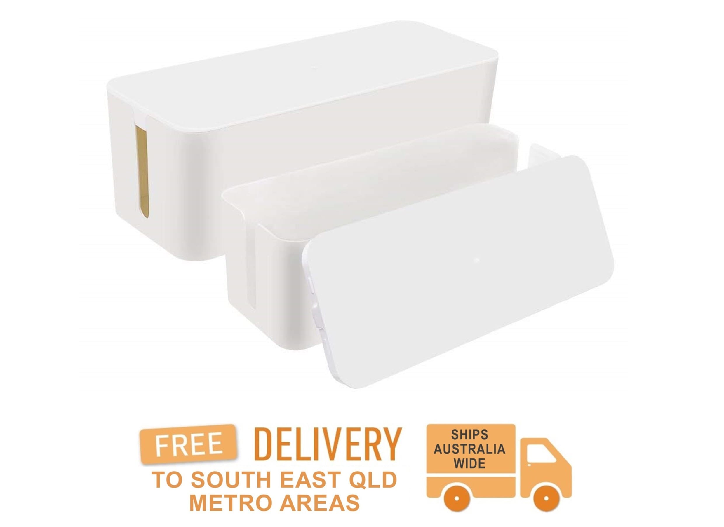 Cable Tidy Box (2 Pack)