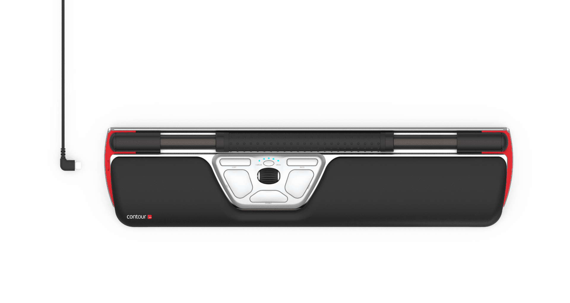 Contour RollerMouse Re:d - Cursor Speed Lights Lit