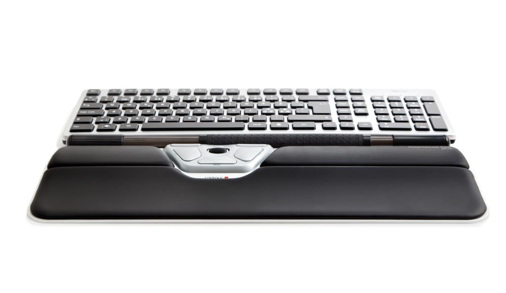Contour RollerMouse Re:d Plus setup with Keyboard