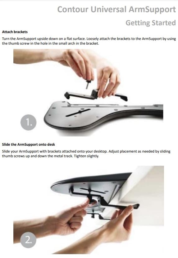 Contour Universal ArmSupport - Getting Started