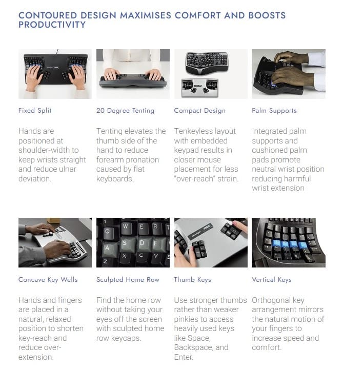 Contoured Design Maximises Comfort and Boosts Productivity