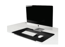Desk Mat (Black) - setup at workstation
