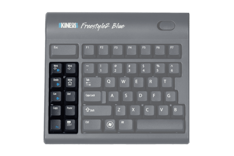 Kinesis Freestyle2 Blue for PC - Driverless Hot Keys