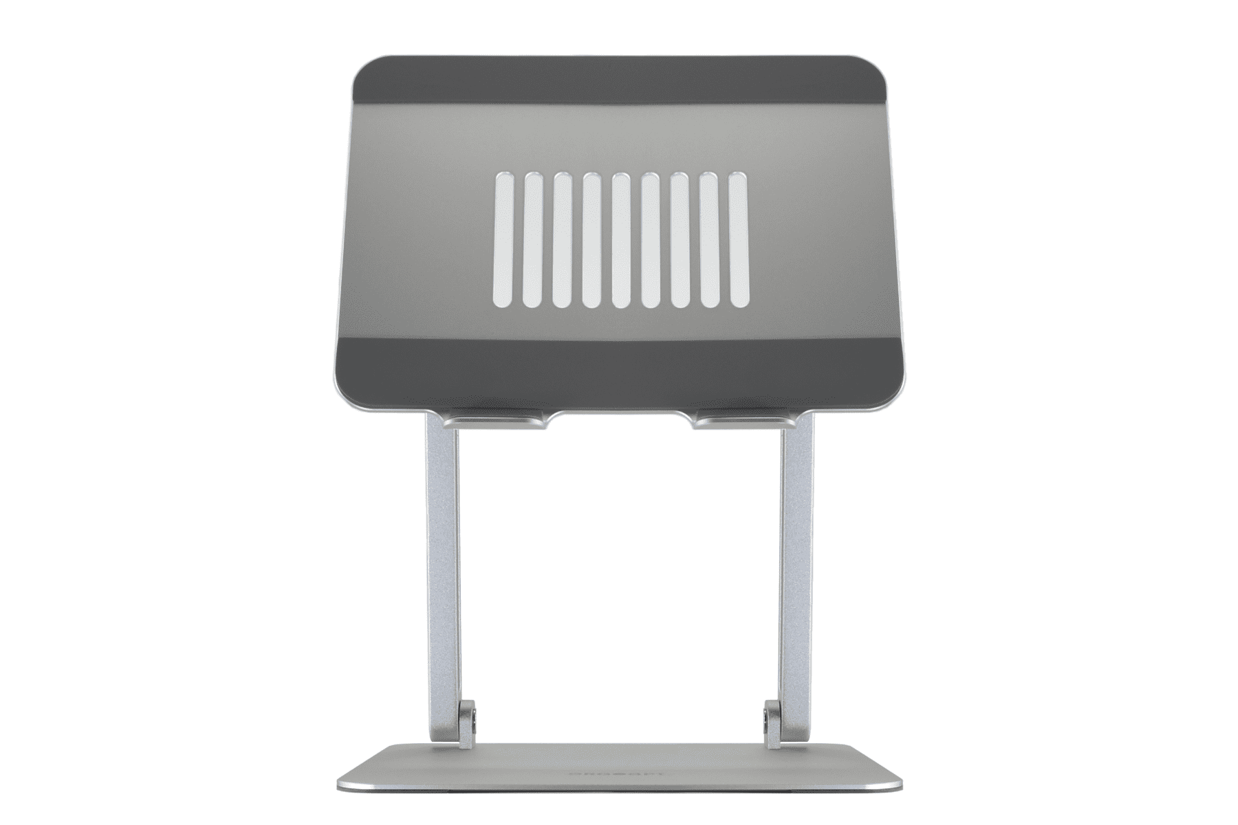 Ergoapt Tower Laptop Stand - Highest Height, Front View Angled