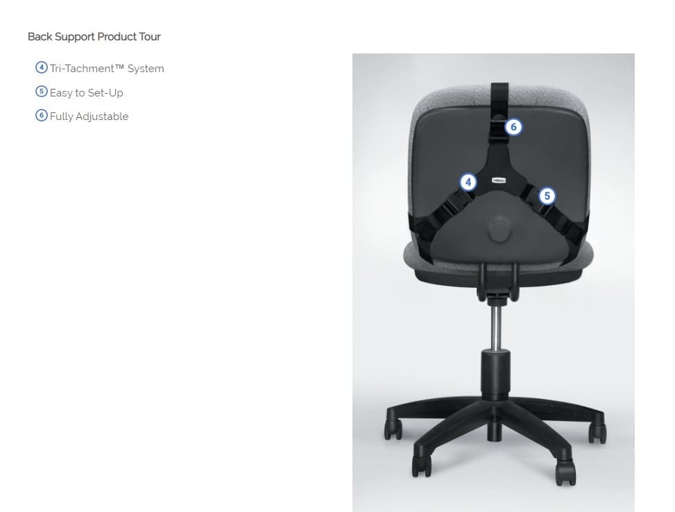 Fellowes Professional Series Back Support - Image 9