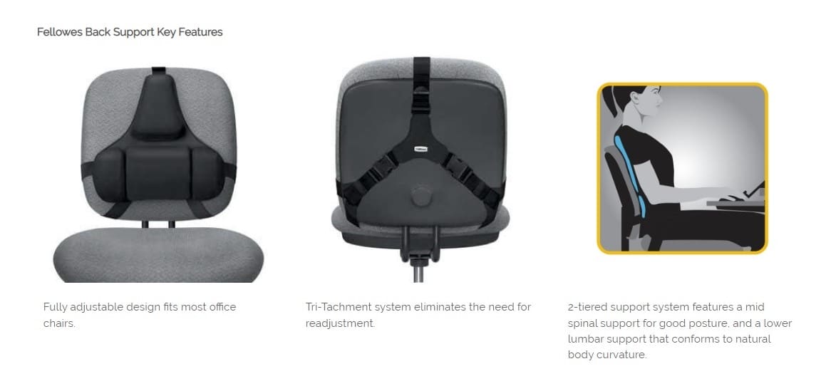 Fellowes Professional Series Back Support - Image 7