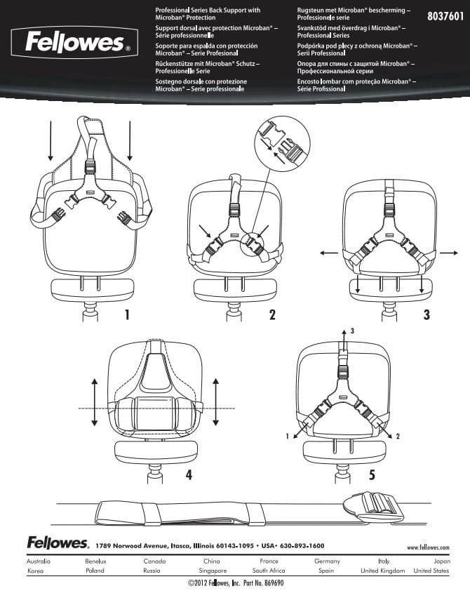 Fellowes Professional Series Back Support - Image 10