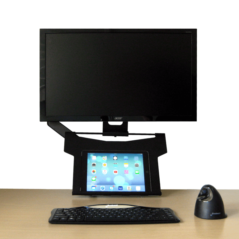 Float Document Holder with device in use