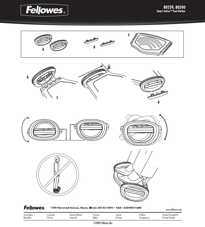 Fellowes Smart Suites™ Foot Rocker - Image 8
