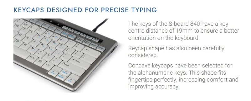 Keycaps Designed for Precise Typing