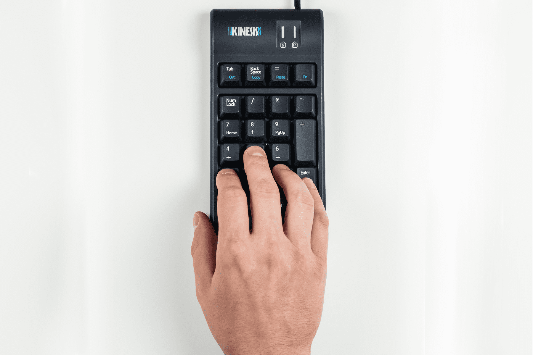 Kinesis Freestyle2 Numeric Keypad for PC & Mac - in use