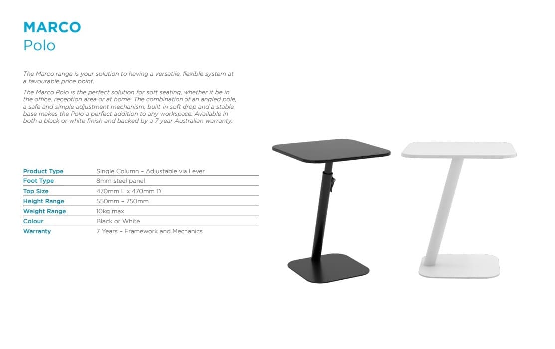 Marco Polo - Specifications