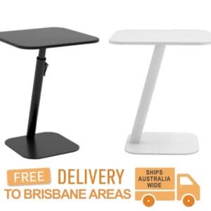 Marco Polo Laptop/Side Table (Black & White)