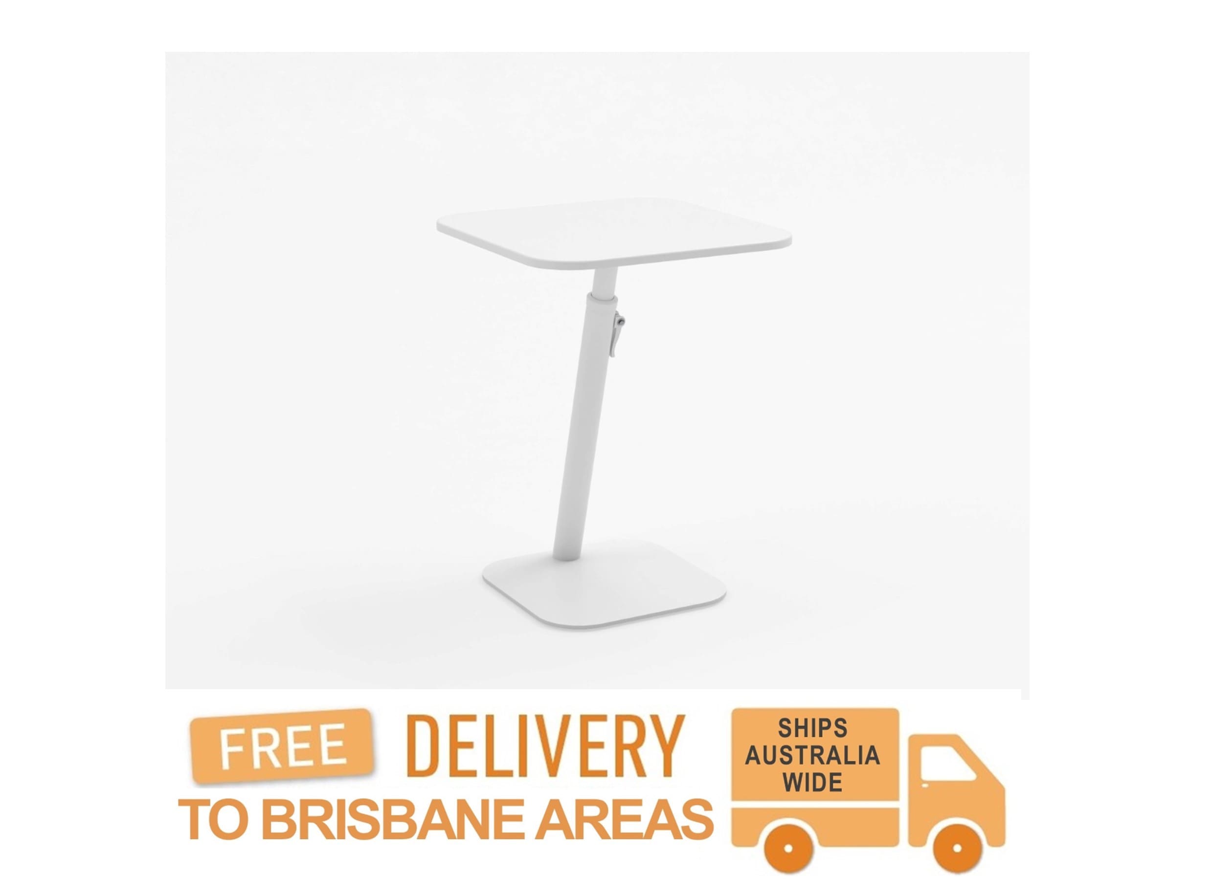 Marco Polo Laptop/Side Table (White)