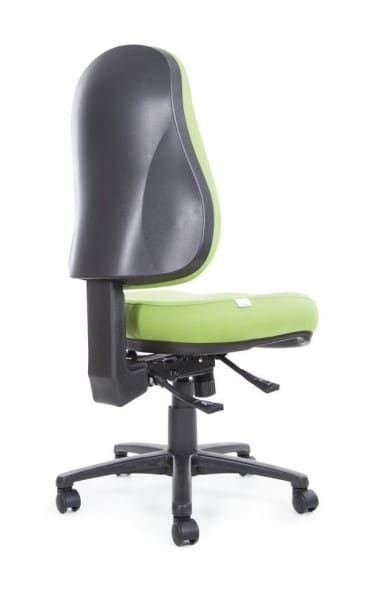 Miracle Maxi Task Chair (High Back, Extra Large Moulded Gel-Teq G1 Seat) - Rear Angled View