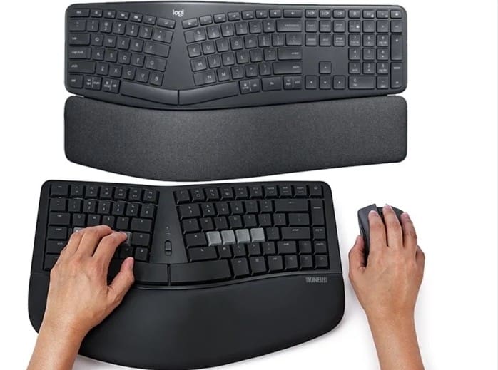 Kinesis mWave Mechanical Keyboard comparison to keyboard with numeric keypad