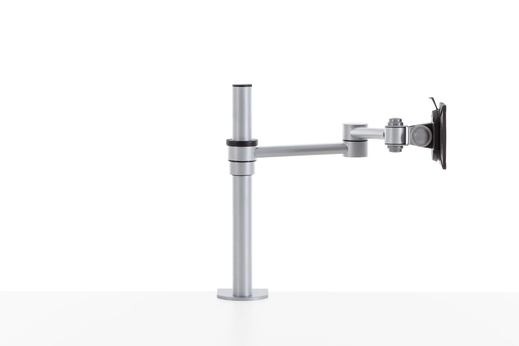 Pluto Single Monitor Arm (Silver)