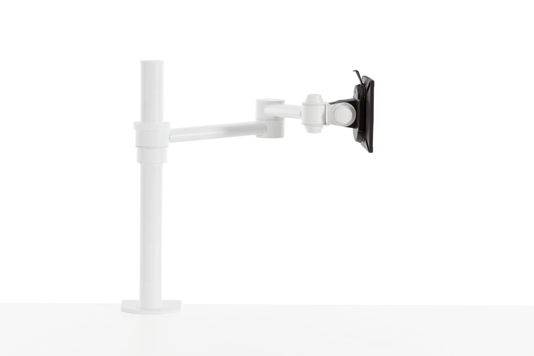 Pluto Single Monitor Arm (White)