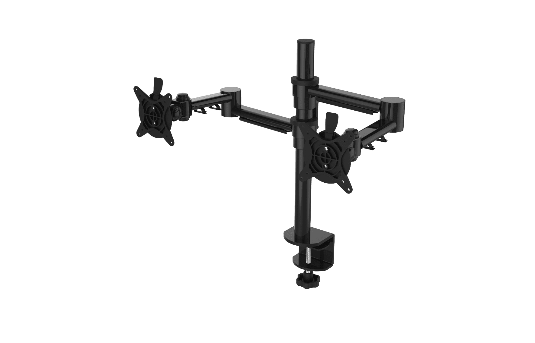 Pluto Dual Monitor Arm (Black)
