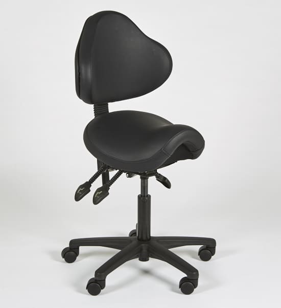 Saddle Ergo Stool with Backrest