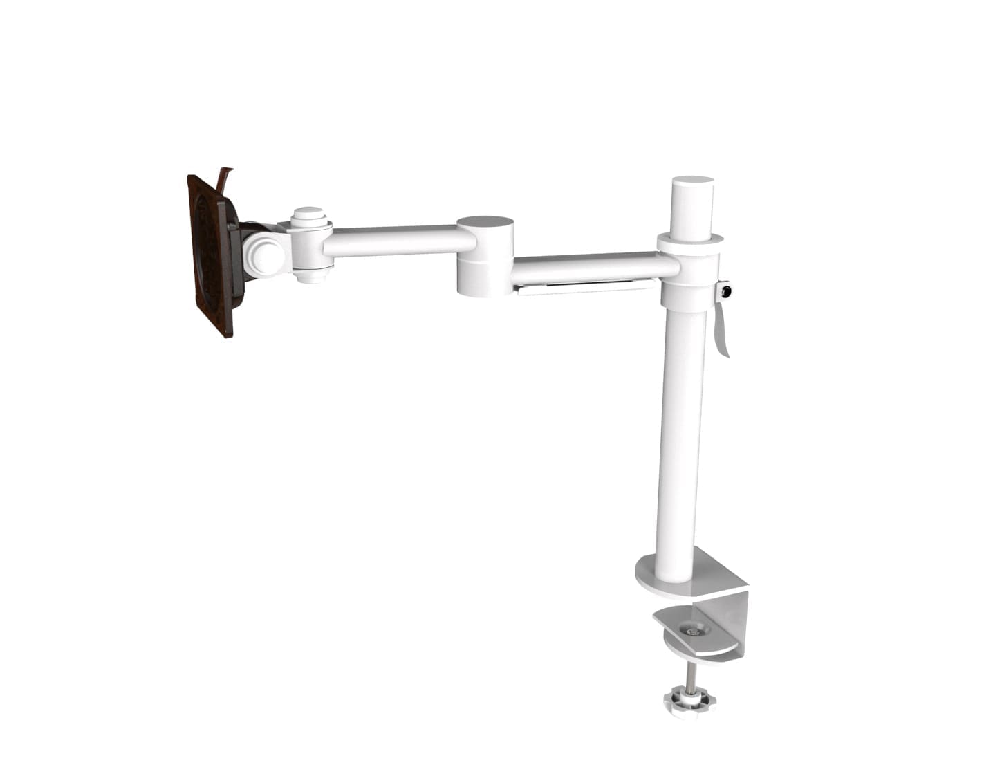 Pluto Single Monitor Arm (White)