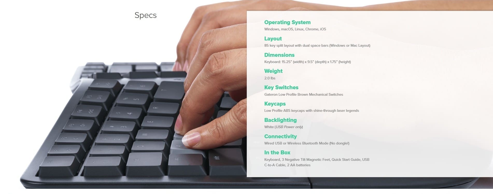 Kinesis mWave Mechanical Keyboard