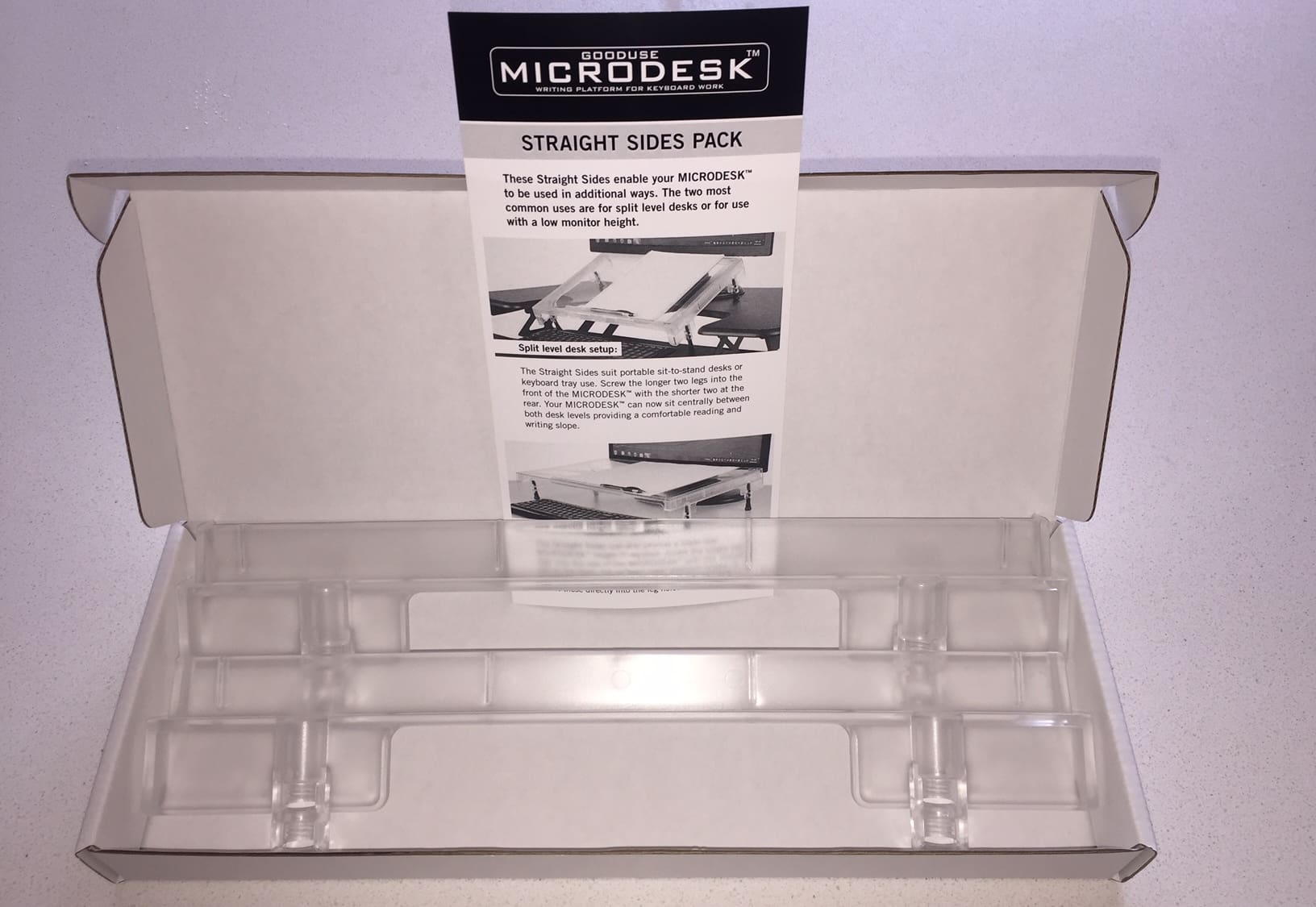 Microdesk Straight Side Accessory Pack