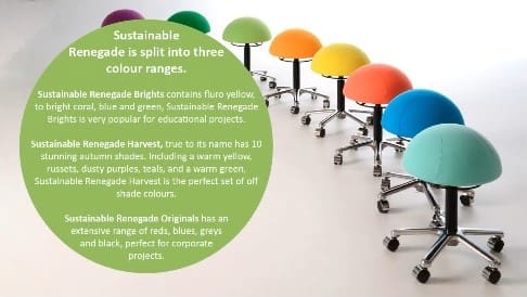 Sustainable Renegade Fabric - 3 Colour Ranges