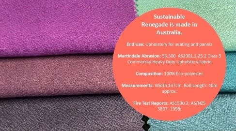 Sustainable Renegade Fabric - Made in Australia