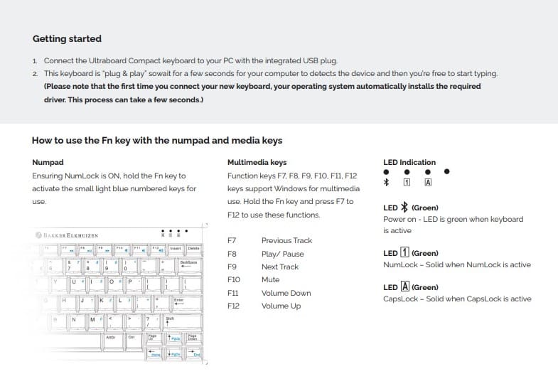 Bakker Elkhuizen Ultraboard Keyboard - Image 24