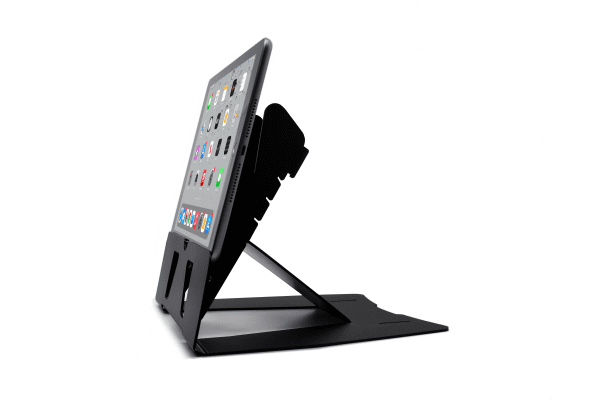 Ergoapt Perch Tablet Stand - Viewing Setting with Low Height Position with Device