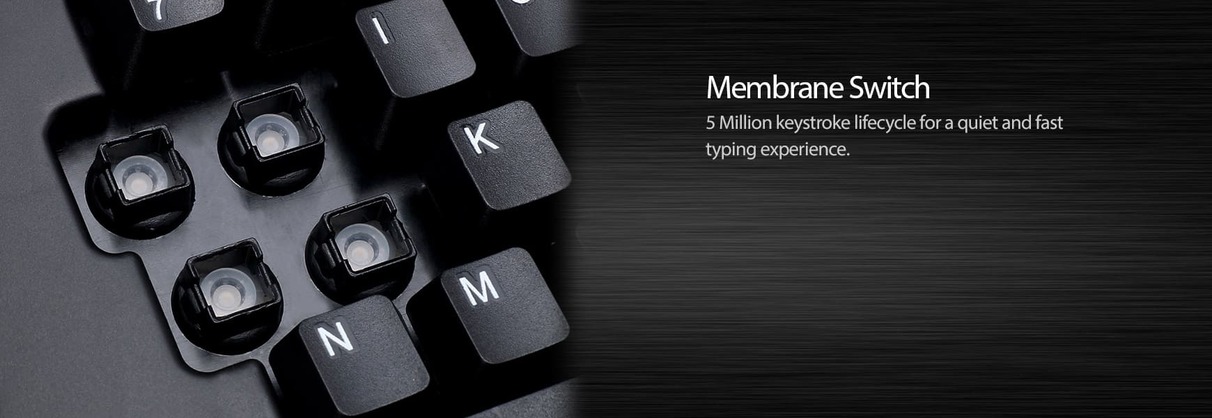 Adesso Tru-Form 3500 - 2.4GHz Wireless Ergonomic Trackball Keyboard