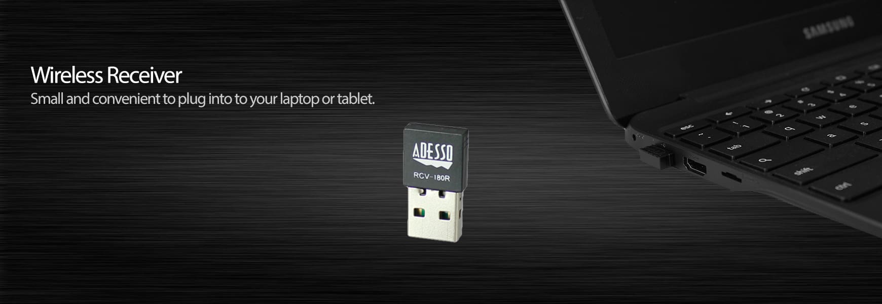 Adesso Tru-Form 3500 - 2.4GHz Wireless Ergonomic Trackball Keyboard