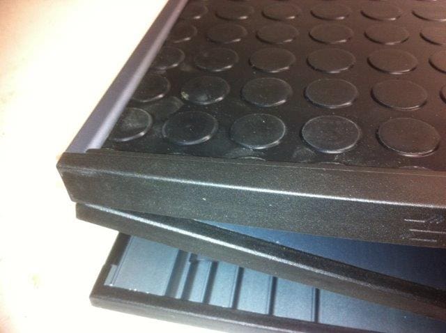 Z-Rest Footrest - Studded Rubber Tread Surface